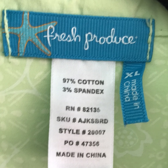 Fresh Produce, lime green jacket, size XL - Picture 2 of 4